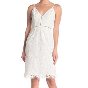 White lace dress